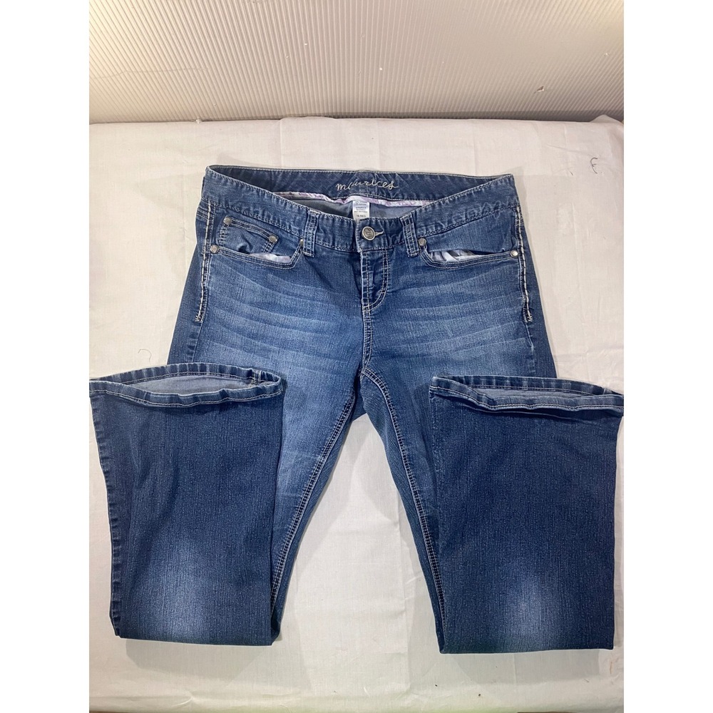 Maurices Womens Bootcut Jeans‎ Medium Wash Stretch Size 16 Regular